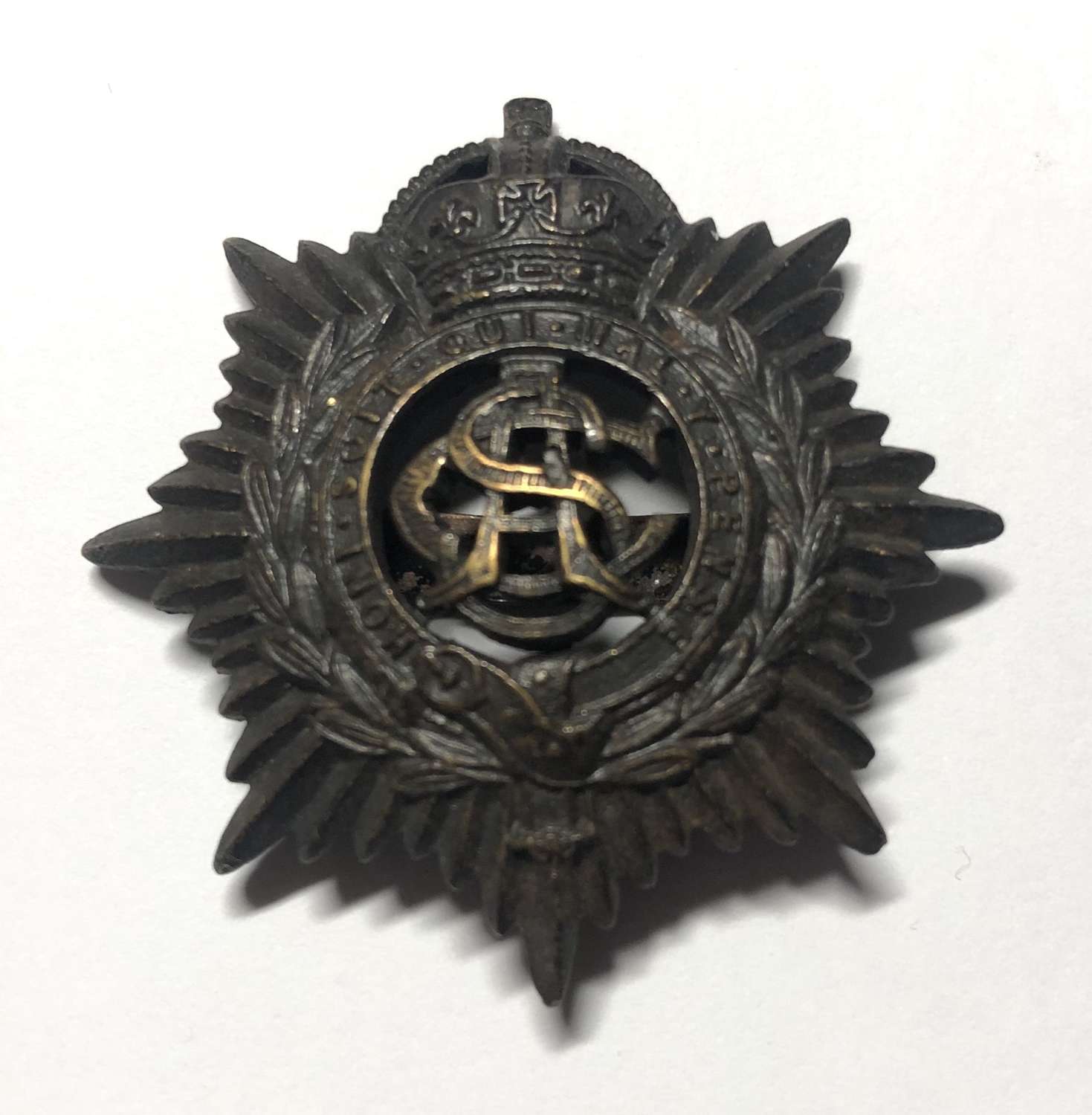 Army Service Corps WW1 OSD cap badge by J.R. Gaunt, London