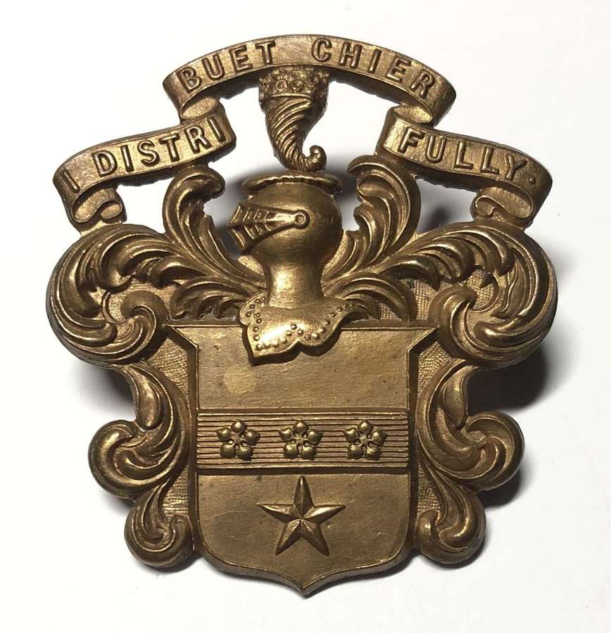 Scottish George Herriot's School OTC cap badge