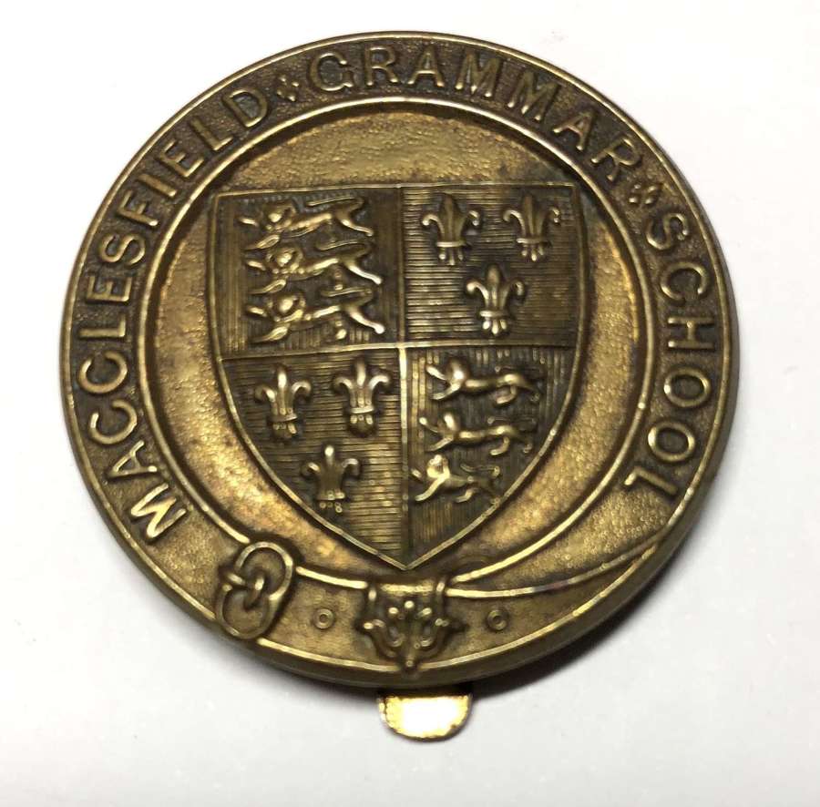 Macclesfield Grammar School OTC cap badge