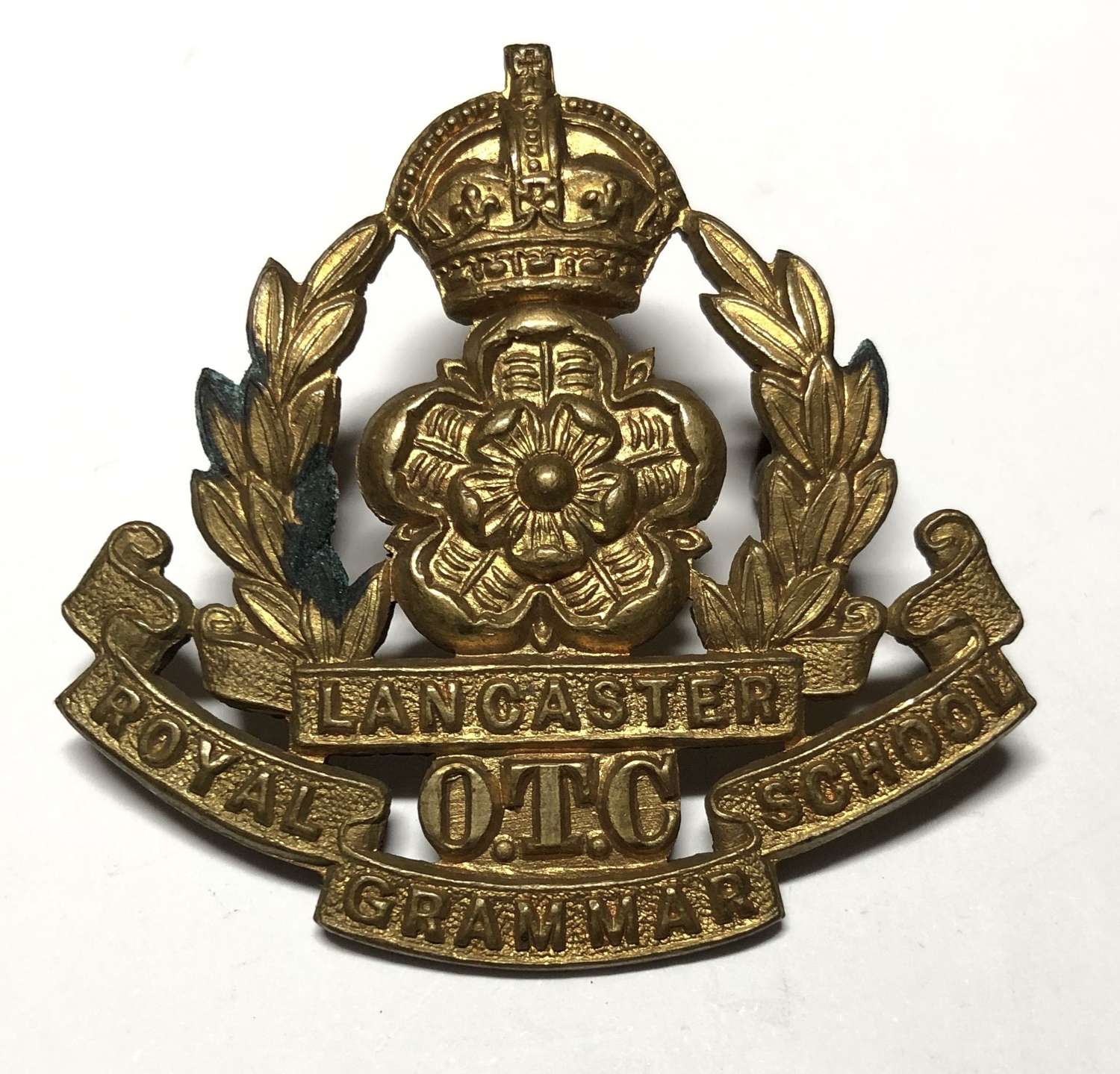 Lancasater Royal Grammar School OTC cap badge