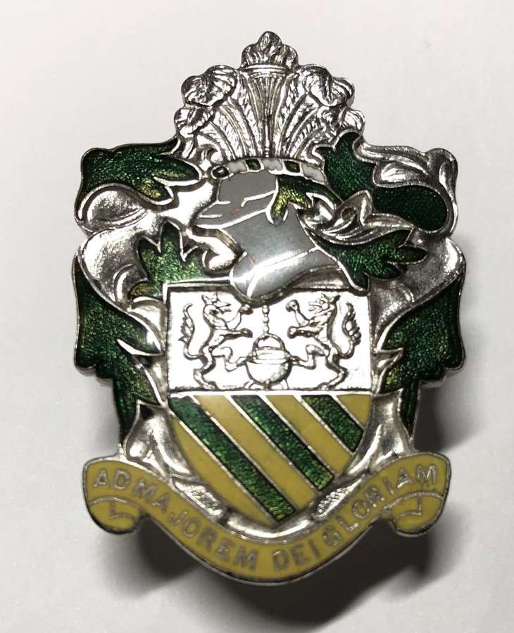 St. Ignatius College CCF Enfield enamelled cap badge