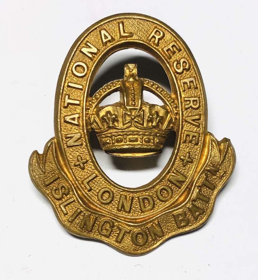 Islington Battalion London National Reserve cap badge