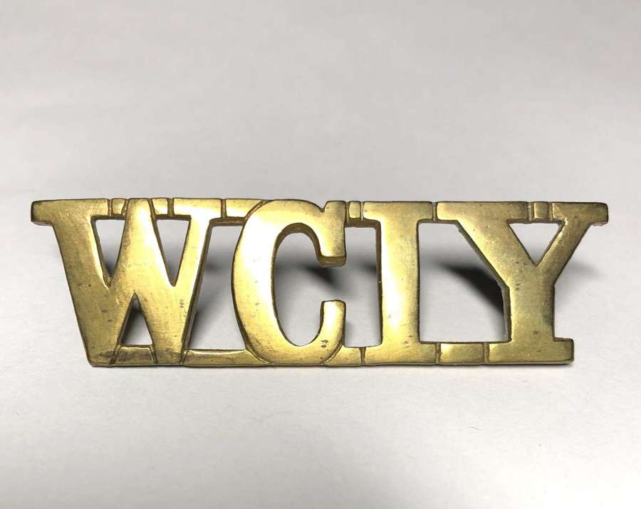 WCIY Westmoreland & Cumberland Imperial Yeomanry shoulder title