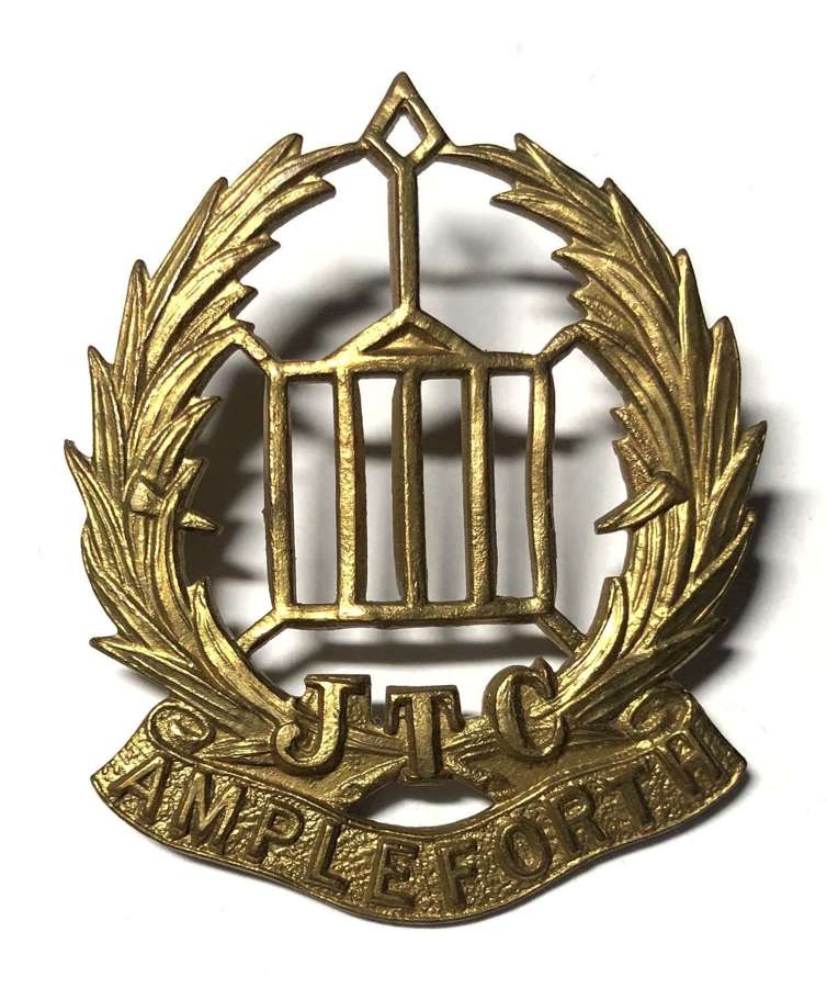 Ampleforth College JTC North Yorkshire cap badge circa 1940-48