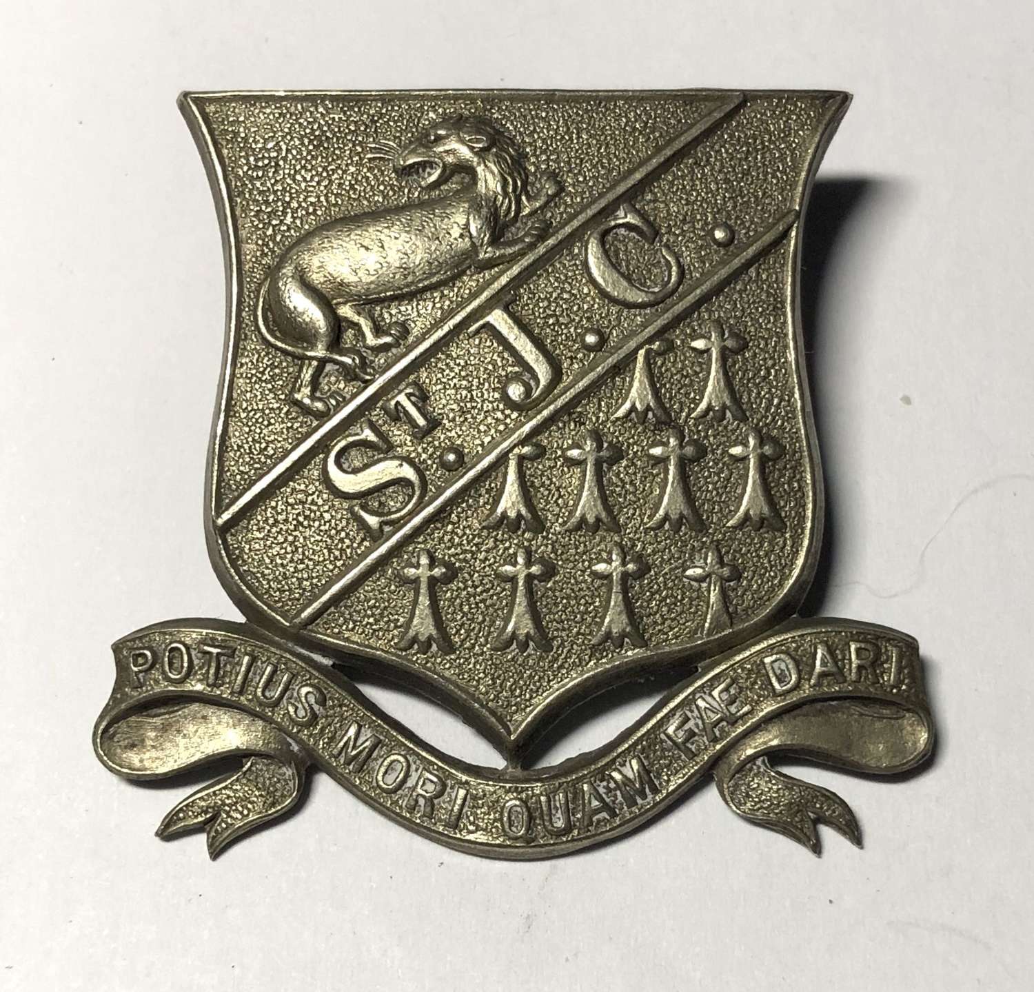 St.Ann's Convent Cadets Natal cap badge