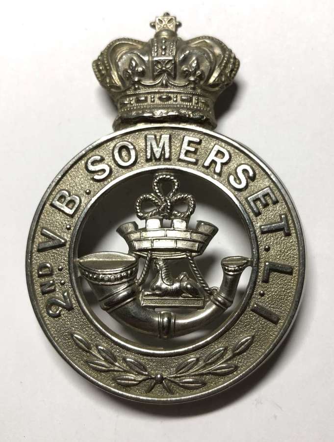 2nd (Taunton) VB Somerset Light Infantry Victorian glengarry badge
