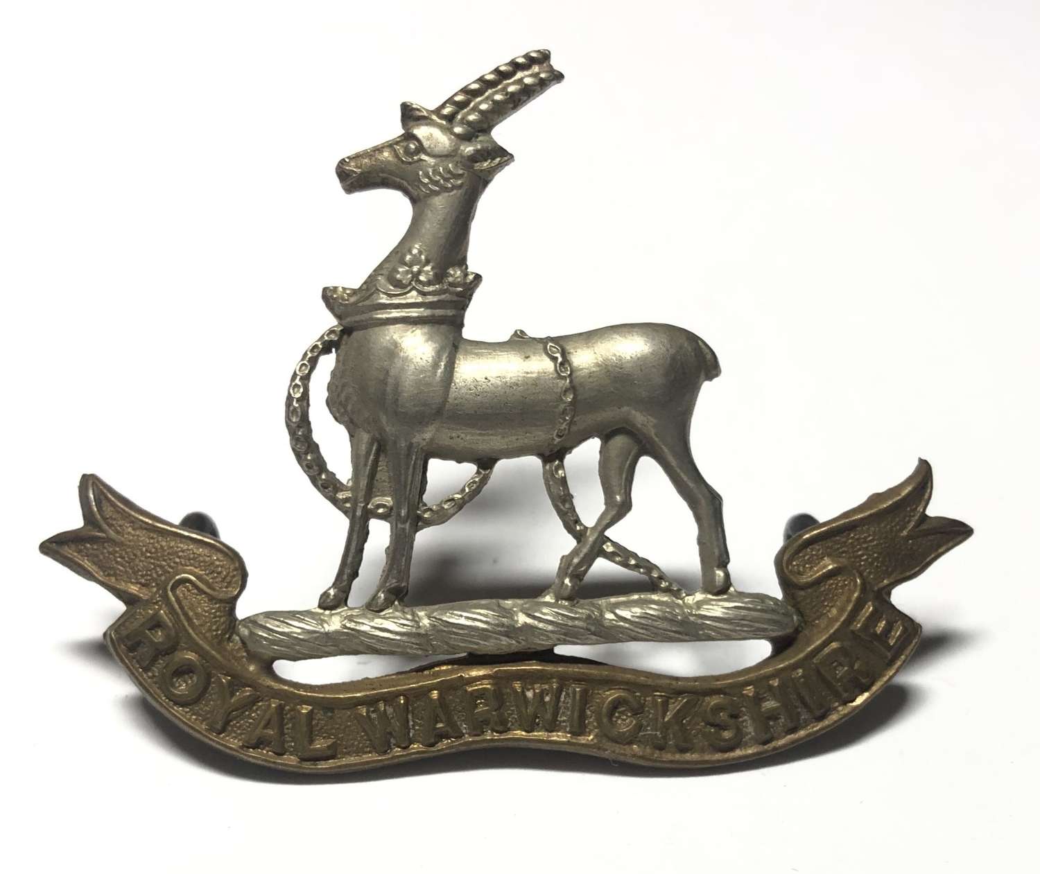 Royal Warwickshire Regiment Victorian  / Edwardian cap badge