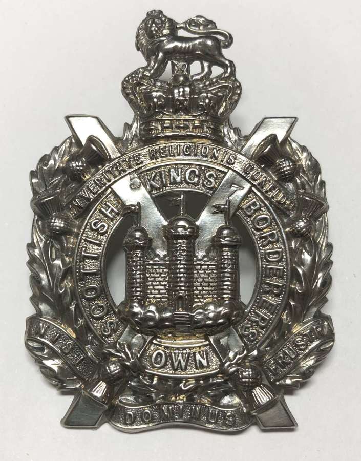 King's Own Scottish Borderers Victorian glengarry badge
