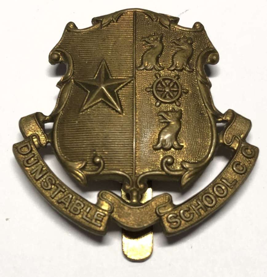 Dunstable School Cadet Corps Bedfordshire cap badge