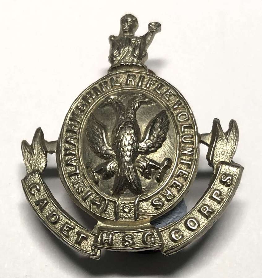 1st Lanarkshire Rifle Vols (High School of Glasgow Cadets) cap badge