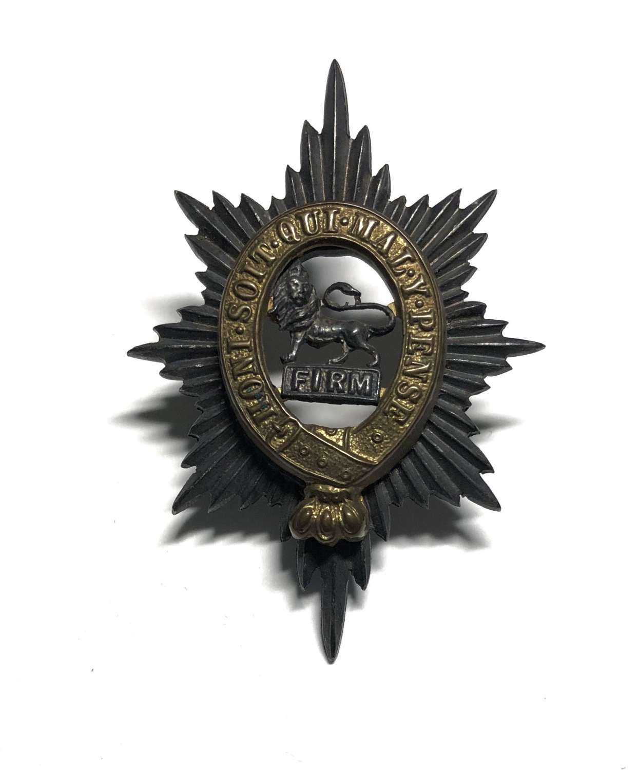 Worcestershire Regiment post 1926 Officer’s silver cap badge