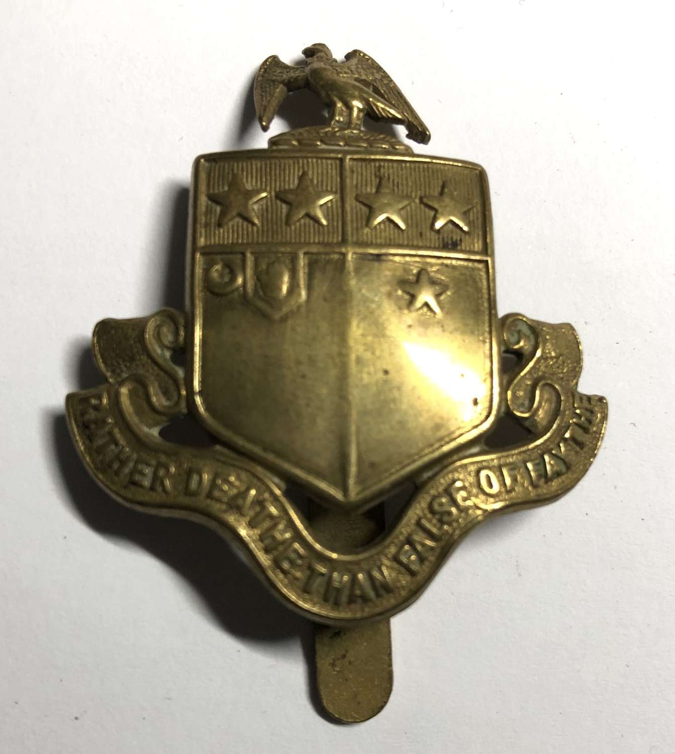 St. John's School OTC Leatherhead, Surrey 3rd pattern cap badge