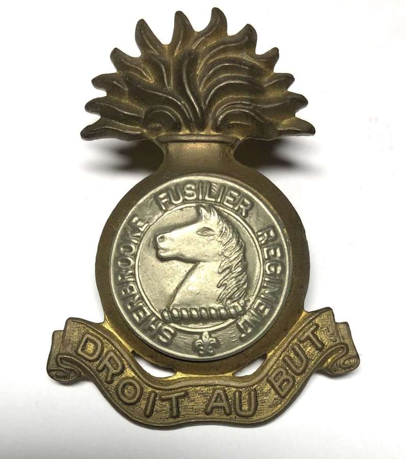 Canadian Sherbrooke Fusiliers Regiment WW2 cap badge by Scully
