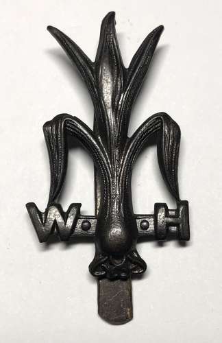 Welsh Horse WW1 cap badge circa 1914-17