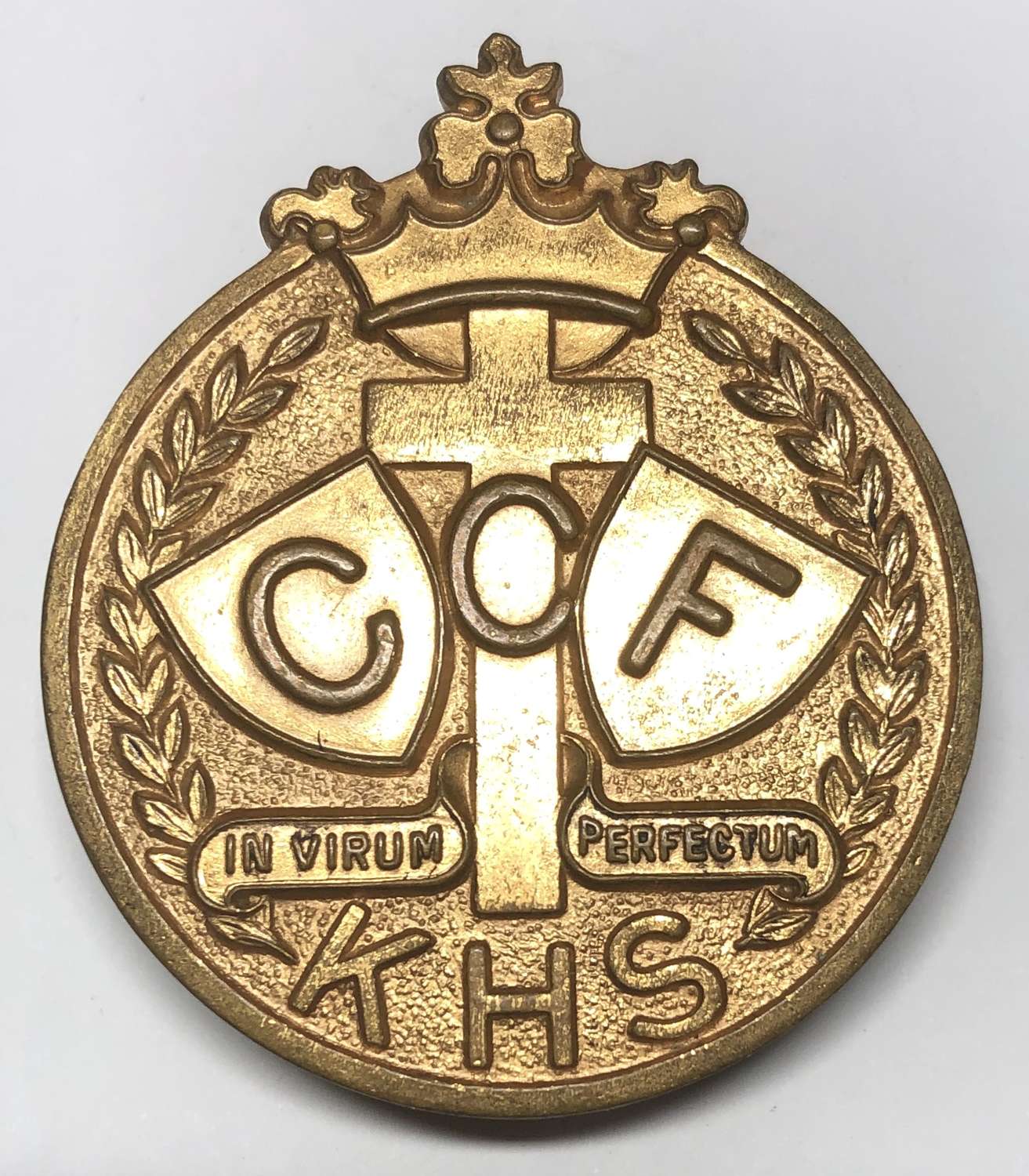 Kingham Hill School CCF Oxfordshire cap badge by Butler, B'ham