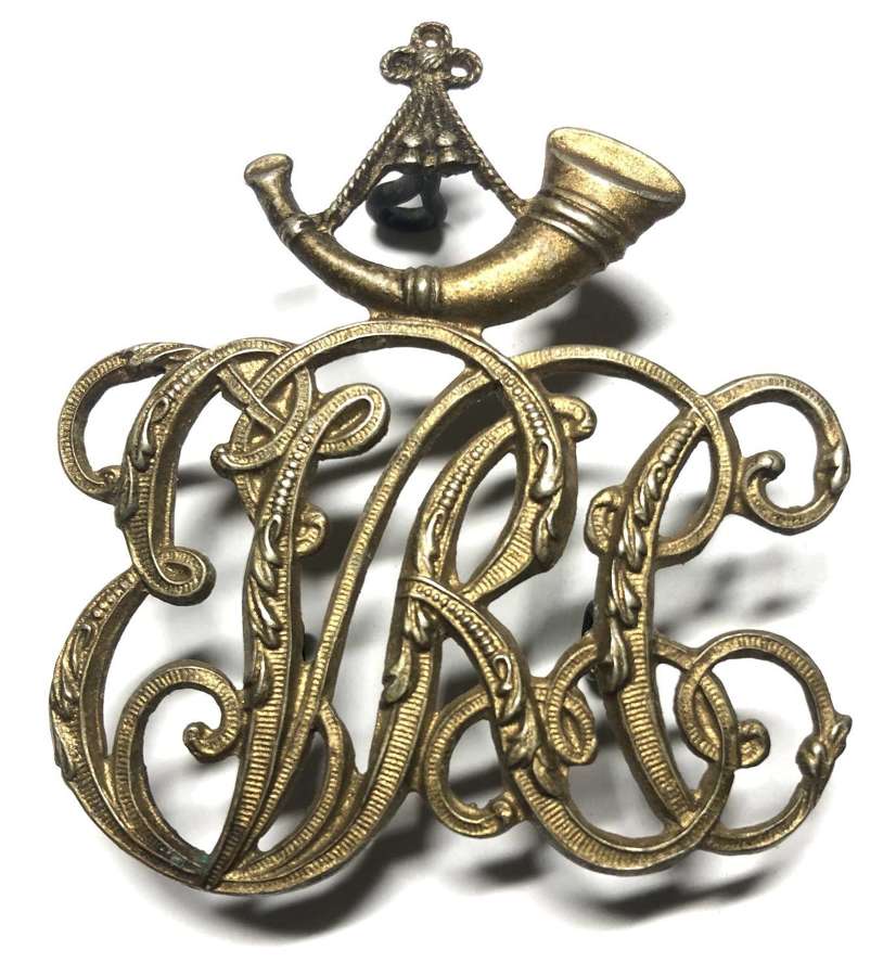Eton College Volunteer Rifle Corps Victorian shako / helmet plate