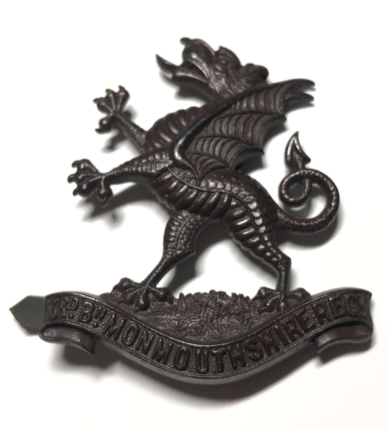 Welsh. 3rd Bn. Monmouthshire Regiment post 1908 OSD cap badge