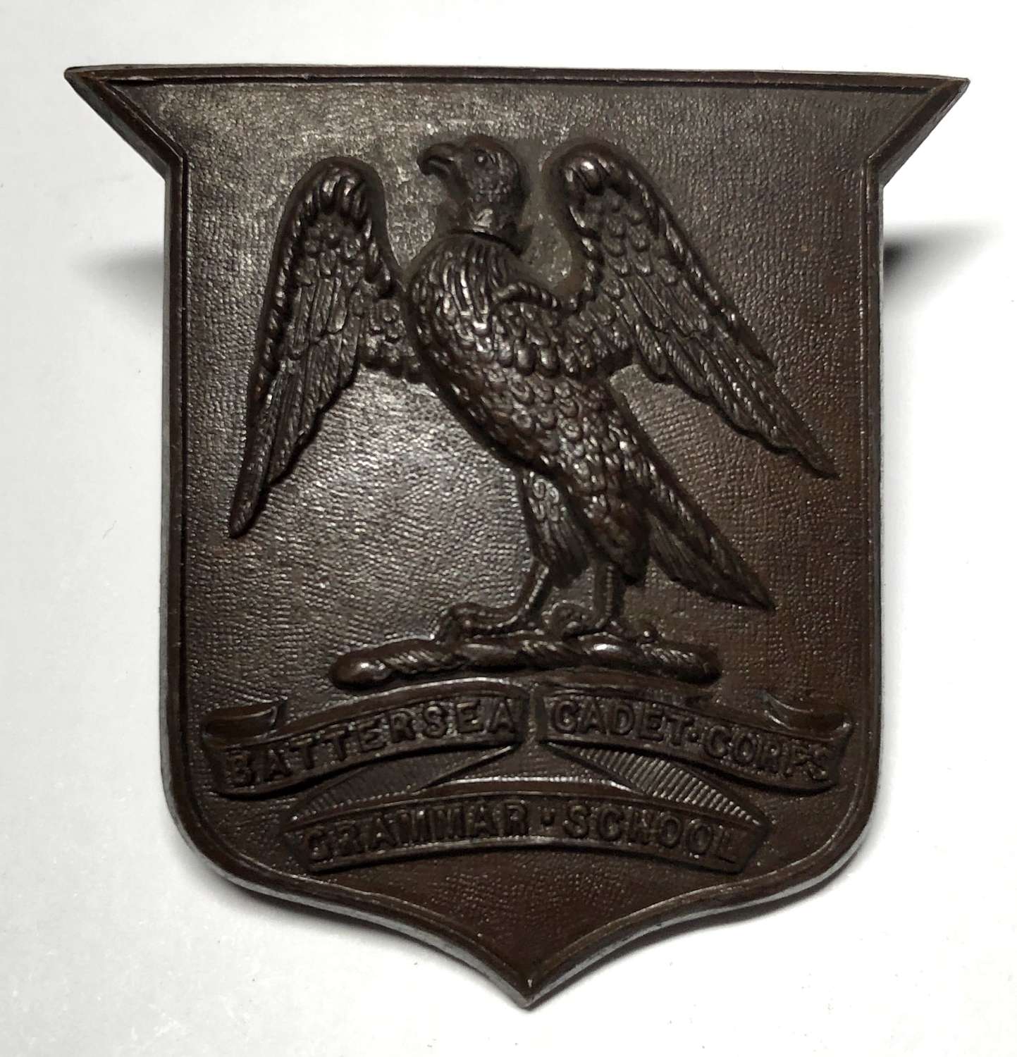 Battersea Grammar School Cadet Corps OSD cap badge