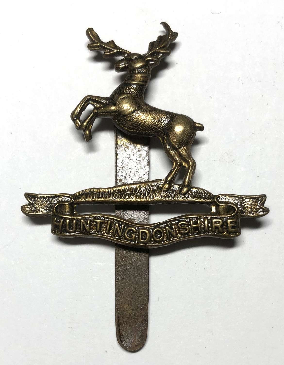 Huntingdon Cyclist Battalion WW1 cap badge circa 1914-20