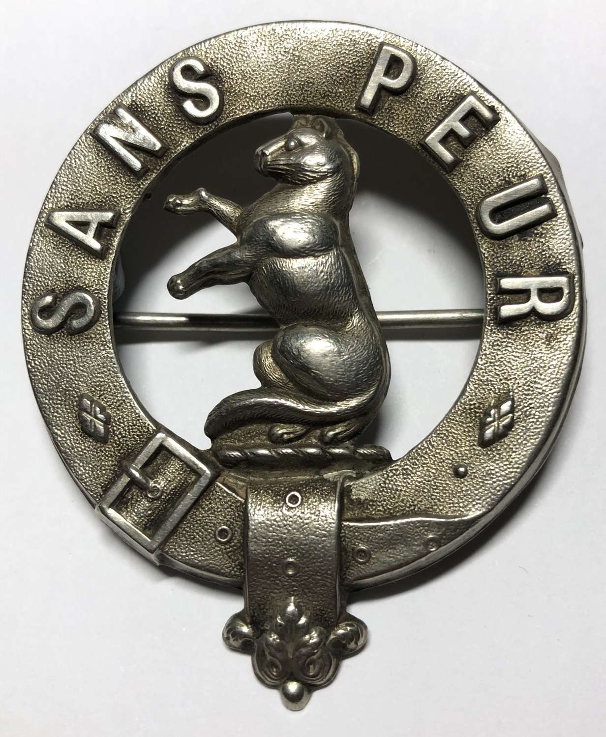 Scottish. 5th Bn. Seaforth Highlanders glengarry badge circa 1908-20