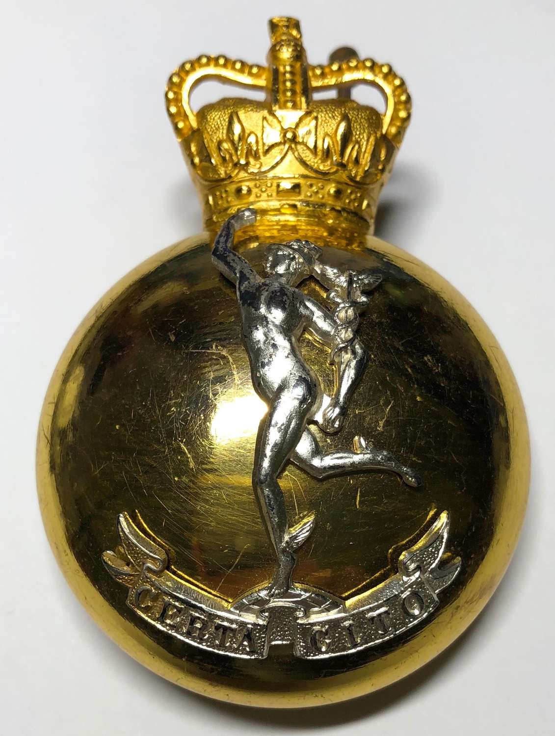 Royal Corps of Signals bandsman’s busby plume holder