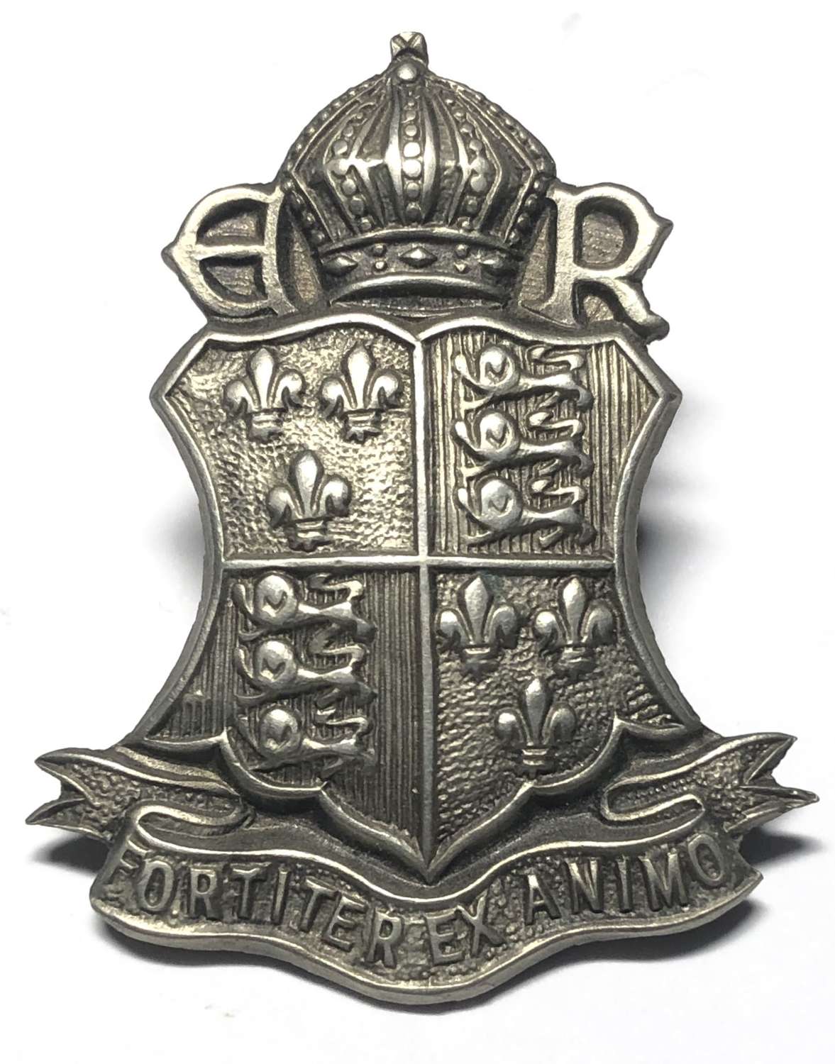 King Charles I  School Kidderminster cap badge