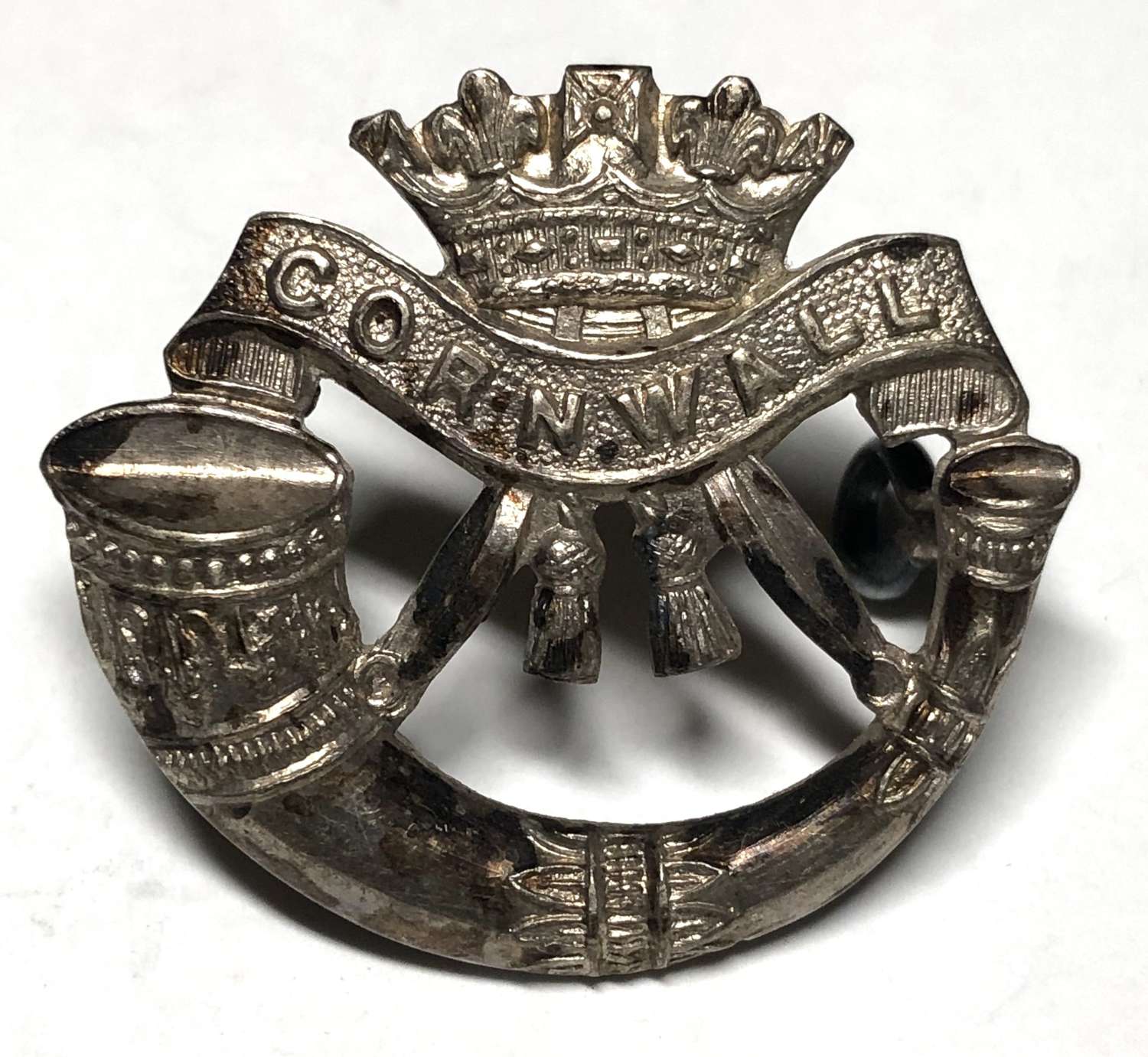 Duke of Cornwall's Light Infantry DCLI Officer's beret / FS cap badge