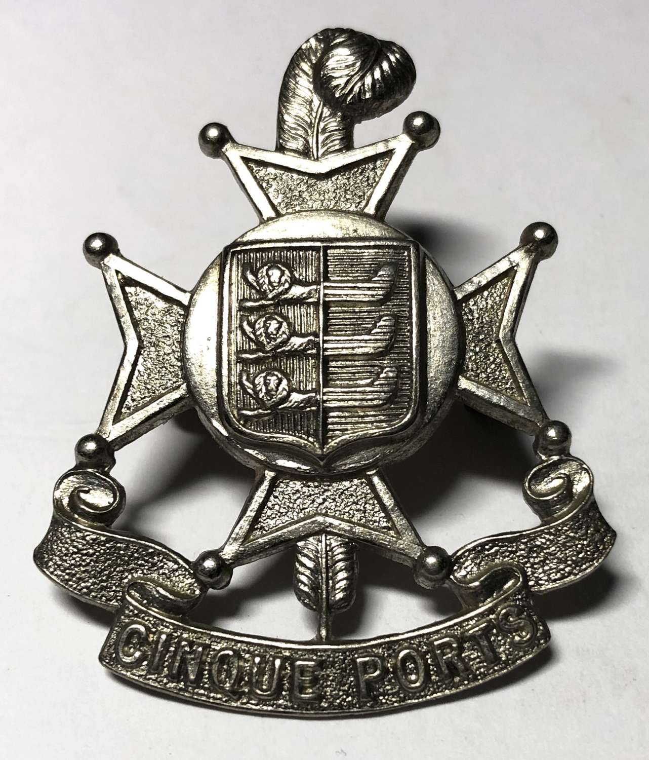 Cinque Ports Rifle Volunteer pre 1908 Sussex cap badge