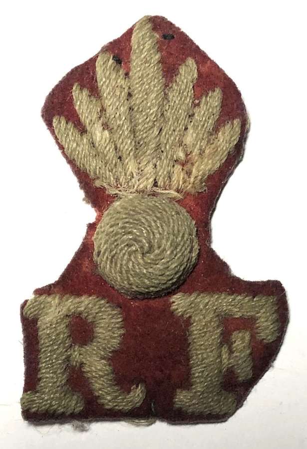 Royal Fusiliers Boer War foreign service helmet badge c1899-1902