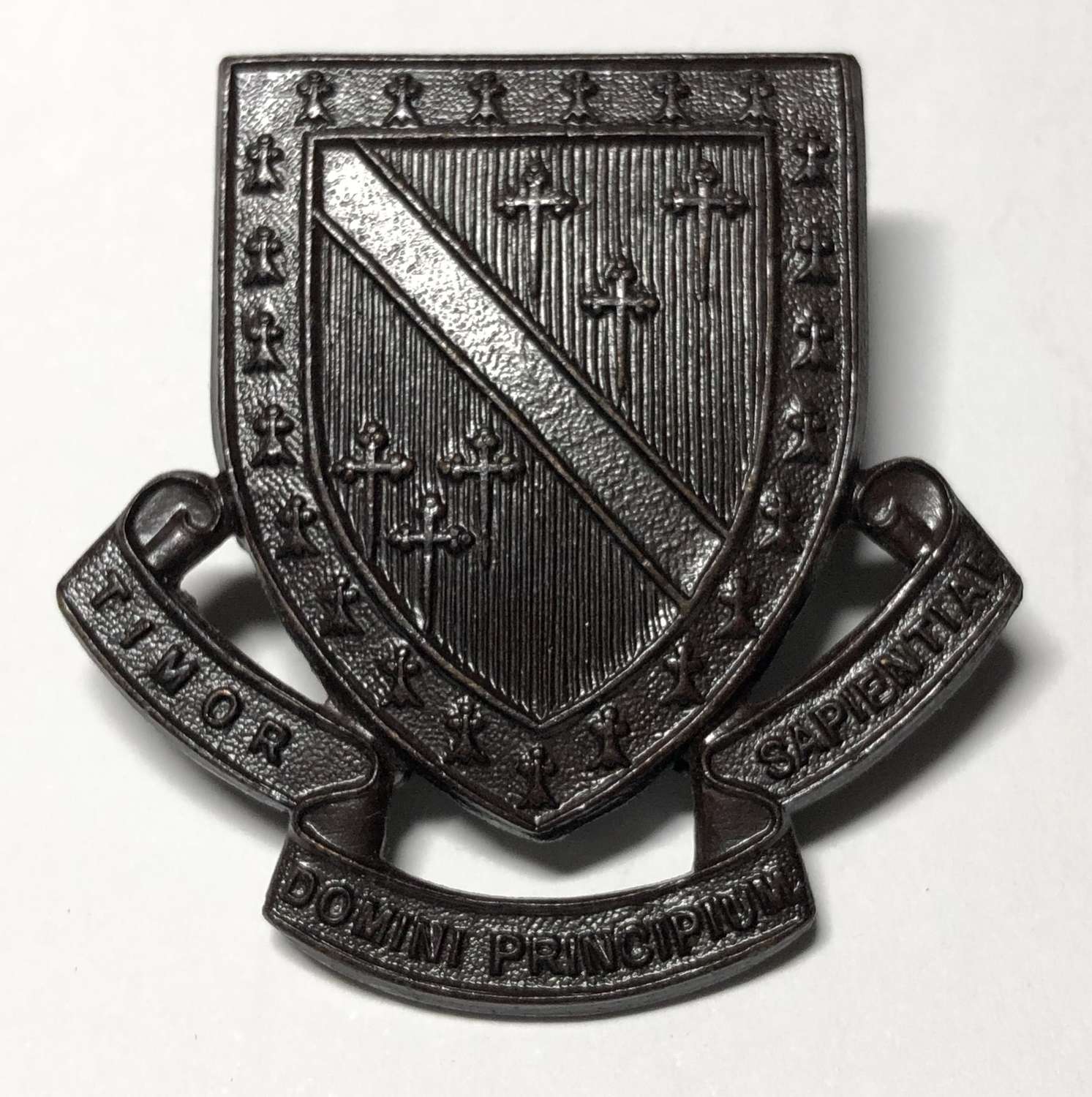Moseley Grammar School OTC cap badge