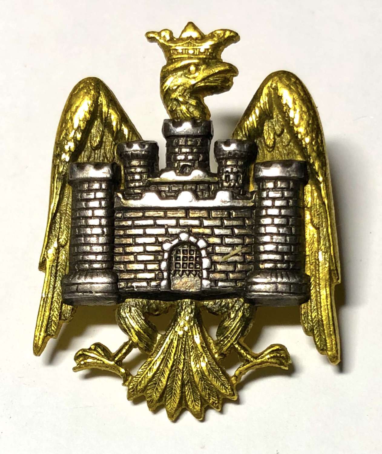 Bedfordshire Yeomanry Officers cap badge by Gaunt late Jennens