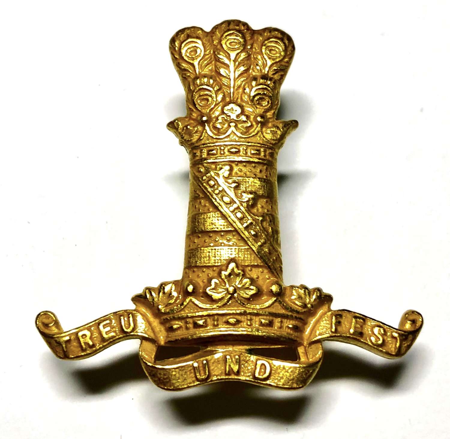 11th (Prince Albert's Own) Hussars Officer's cap badge