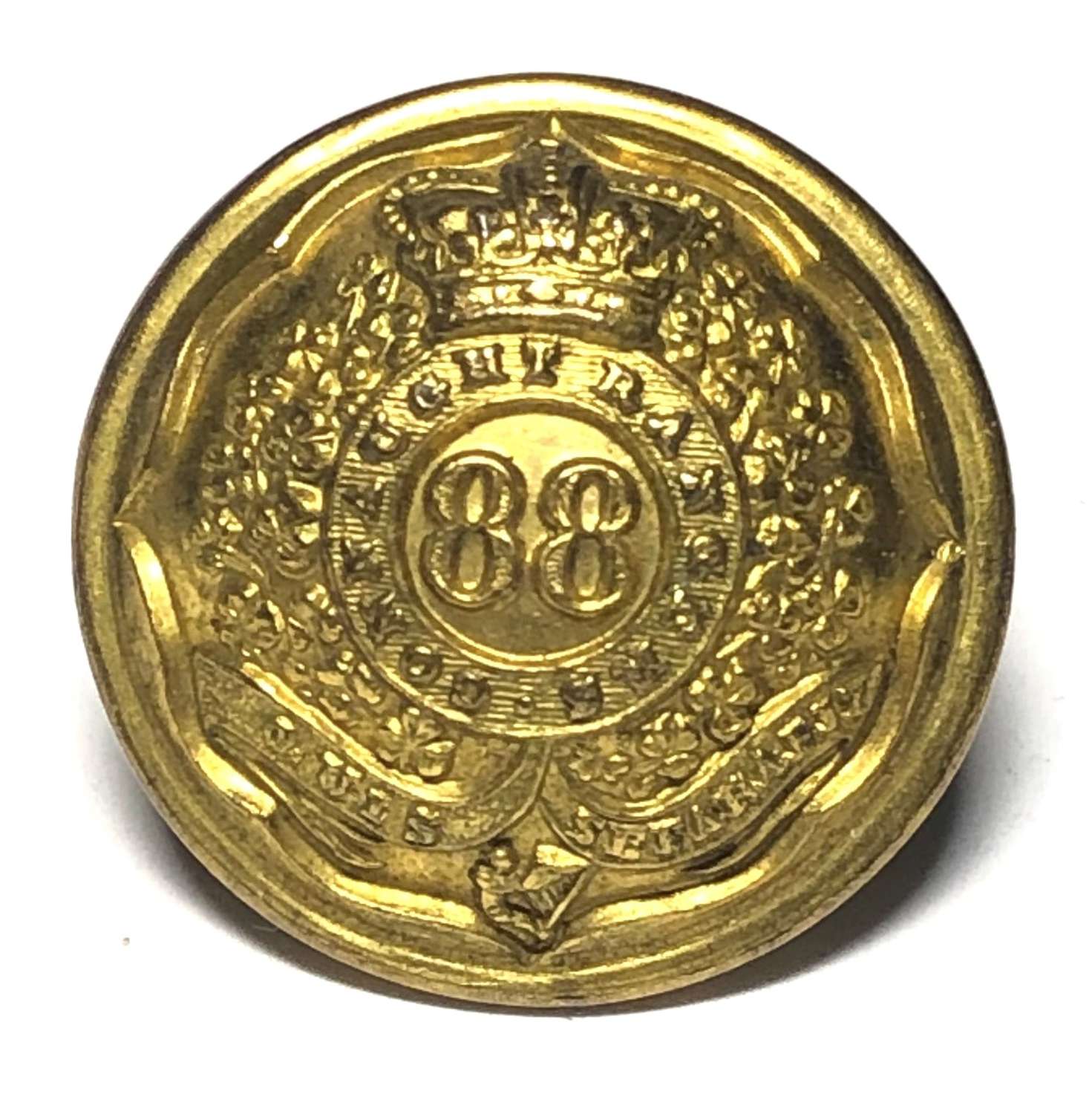 88th Foot (Connaught Rangers) Victorian Officer’s button circa 1860-81