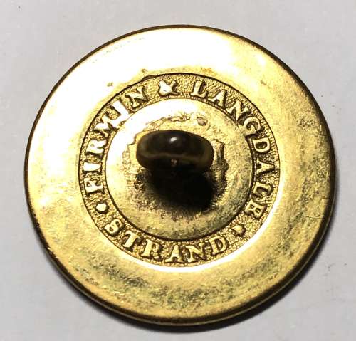West Indies. Antigua Staff Officer gilt coatee button circa 1815-21