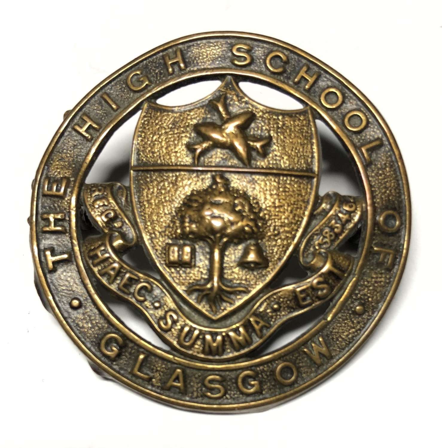 The High School of Glasgow cap badge