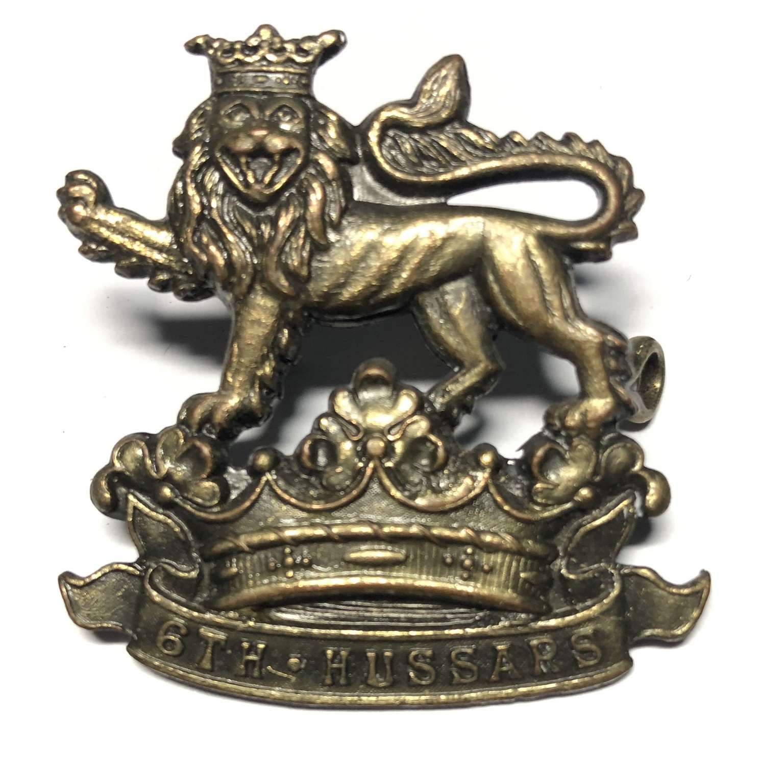 6th Duke of Connaught's Royal Canadian Hussars cap badge by Lamontagne