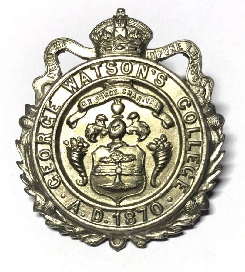 Scottish George Watson’s College, Edinburgh OTC cap badge
