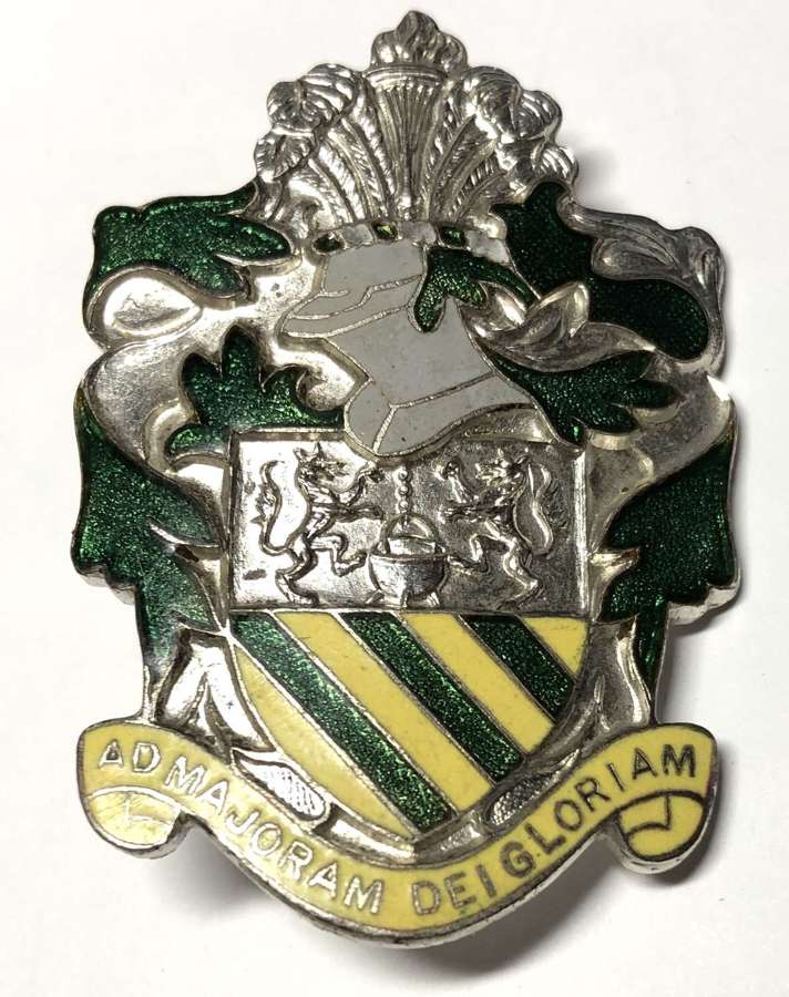 St. Ignatius College CCF Enfield enamelled cap badge by Pinchers