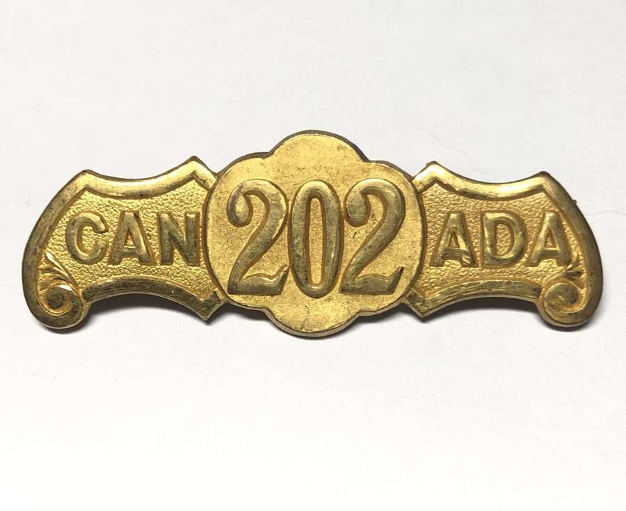 CAN 202 ADA Edmonton Sportsmen's Bn. WW1 CEF shoulder title