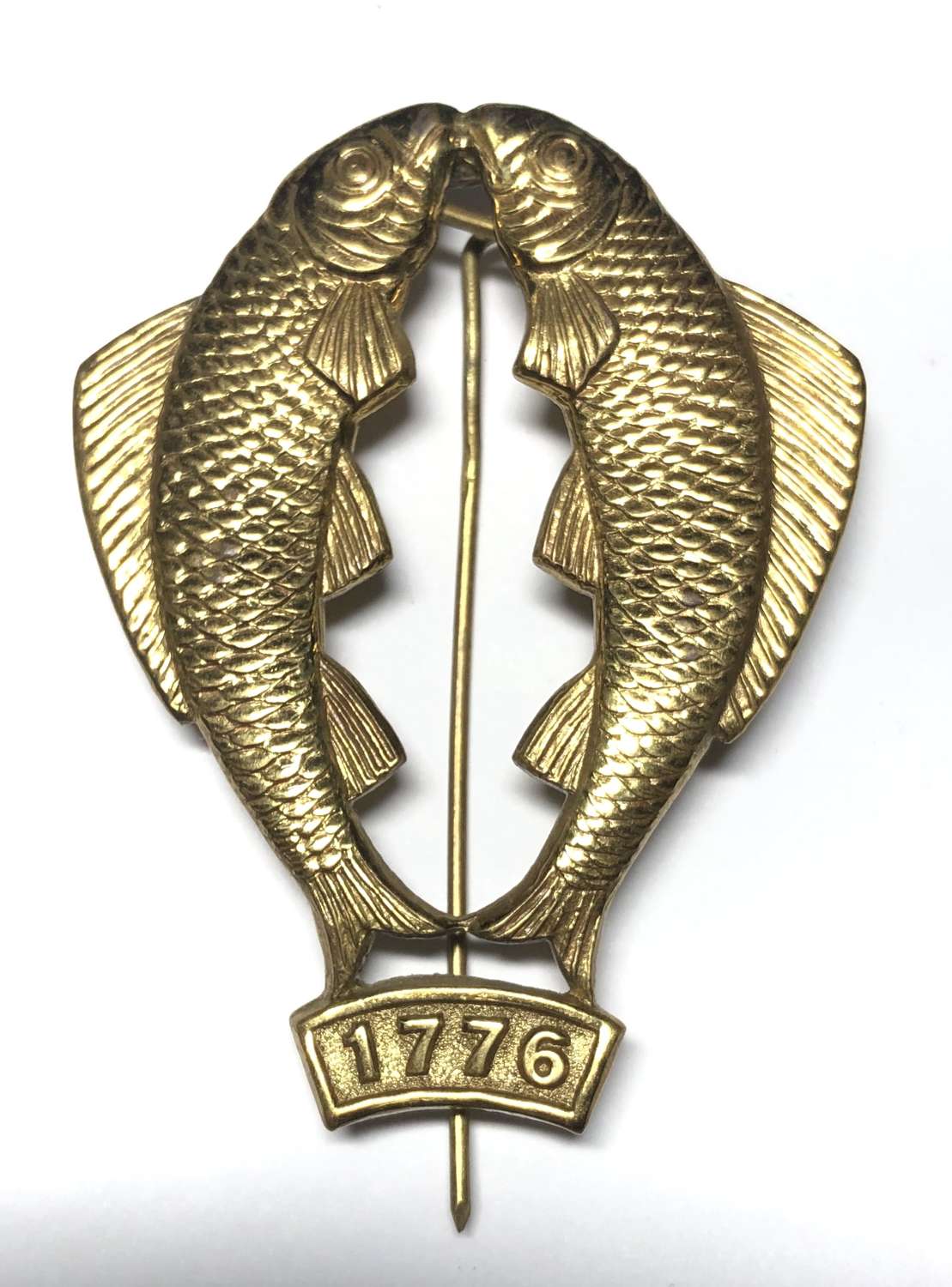 Indian Army. 1st Brahmans pagri badge circa 1903-22 by Gaunt, London