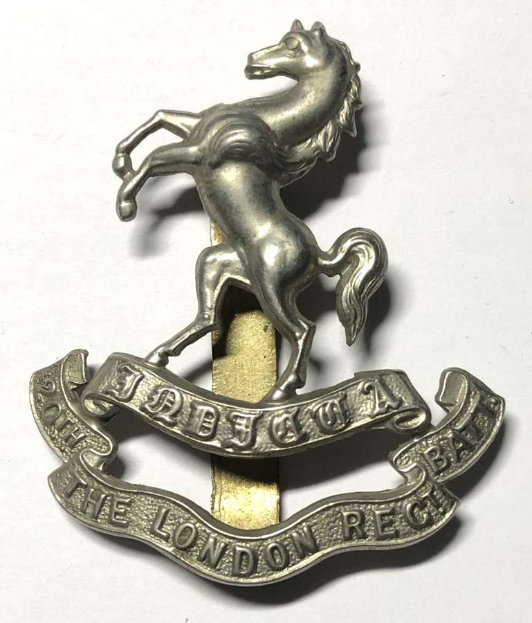 20th County of London Bn. (Blackheath & Woolwich) cap badge c1908-35