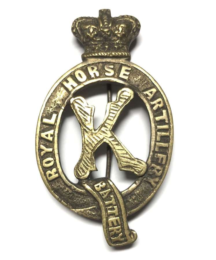 K Battery Royal Horse Artillery Victorian Indian pagri badge