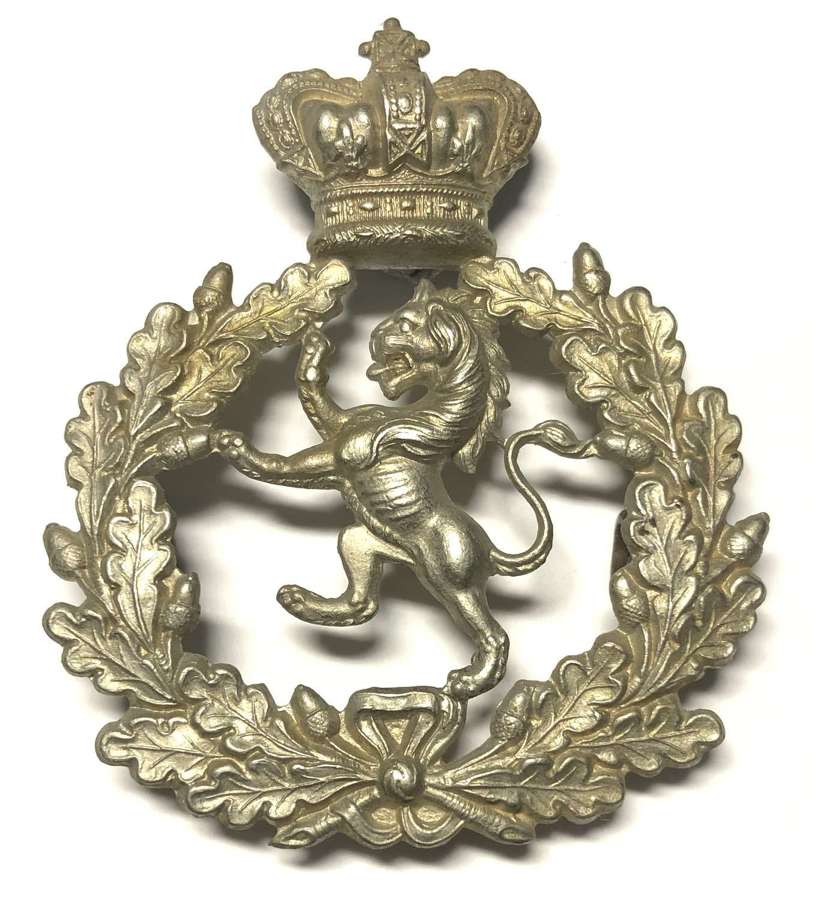 Welsh Monmouthshire Rifle Volunteers Victorian forage cap badge.