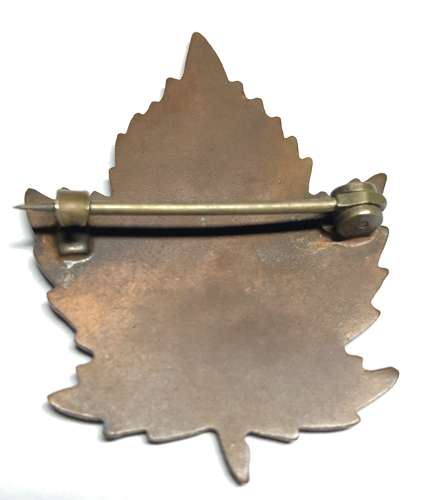 Canadian 63rd (Edmonton) Bn CEF WW1 scap badge