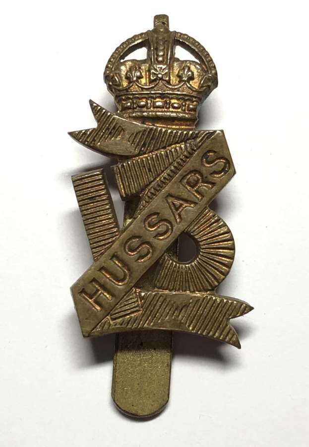 13th Hussars Field Service cap badge circa 1901-22