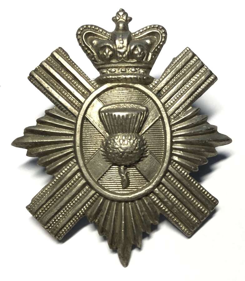Scottish. Royal Aberdeen Militia Victorian glengarry badge c1874-81