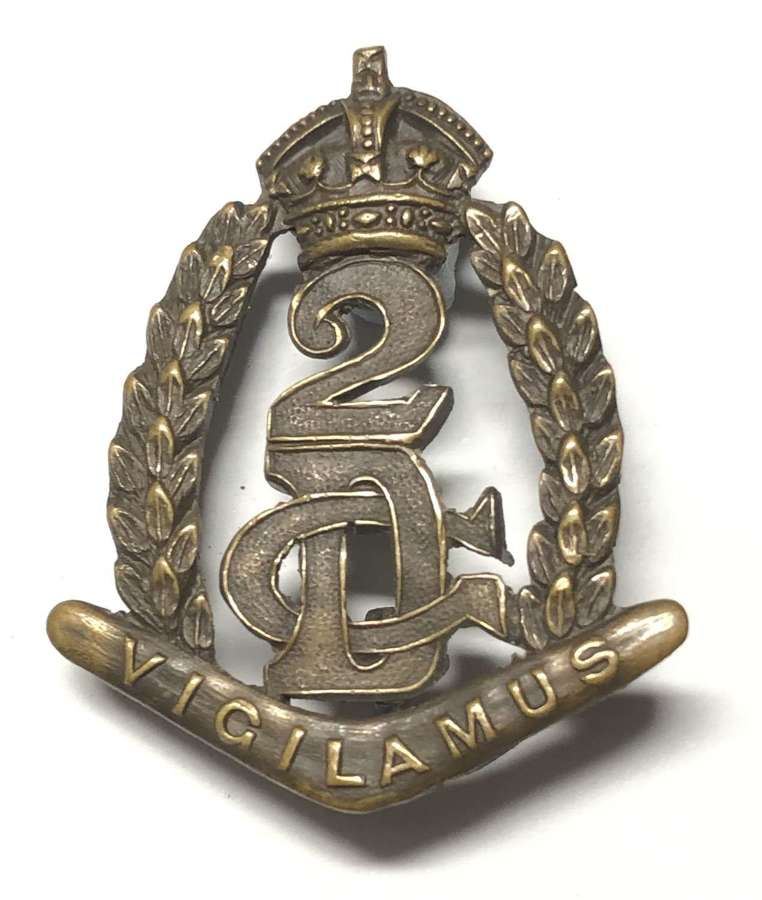 Australian 2nd District Guards A.I.F. WW1 slouch hat badge