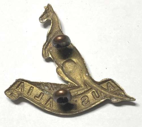 Australian Squadron King’s Colonials collar badge circa 1902