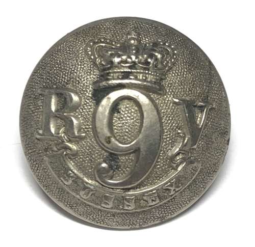 9th (Arundel) Corps Sussex Rifle Volunteers Officer's tunic button