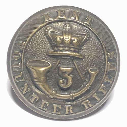 3rd Corps Kent Rifle Vols Victorian tunic button by Firmin & Sons